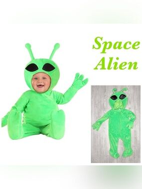 Halloween costume Silly Space Alien Infant Costume dress up cosplay 6-9 m